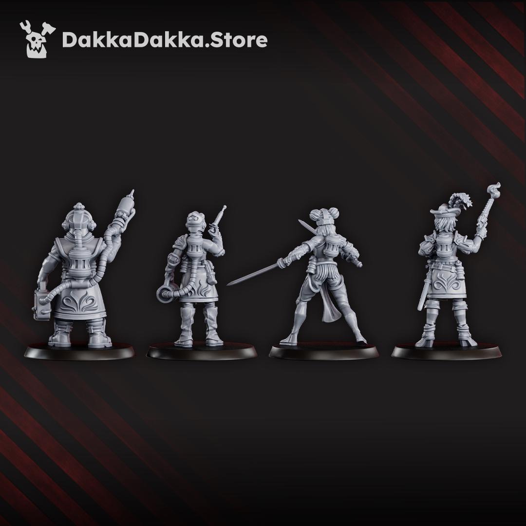 The Dashing Nebula Syndicate – Warhammer 40k Compatible Miniature, DakkaDakka – 3D printed 16K resin miniature – photo 3 of 4