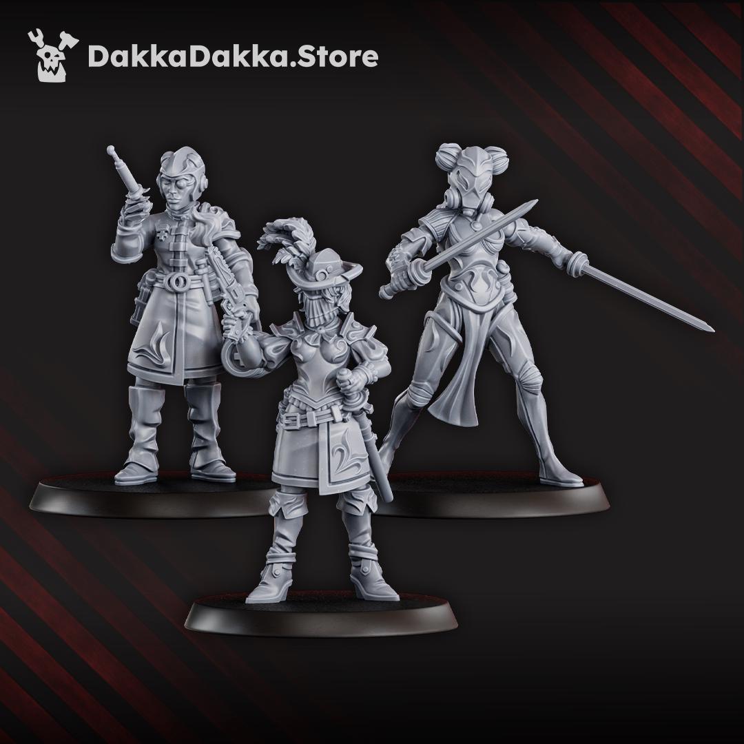 The Dashing Nebula Syndicate – Warhammer 40k Compatible Miniature, DakkaDakka – 3D printed 16K resin miniature – photo 4 of 4