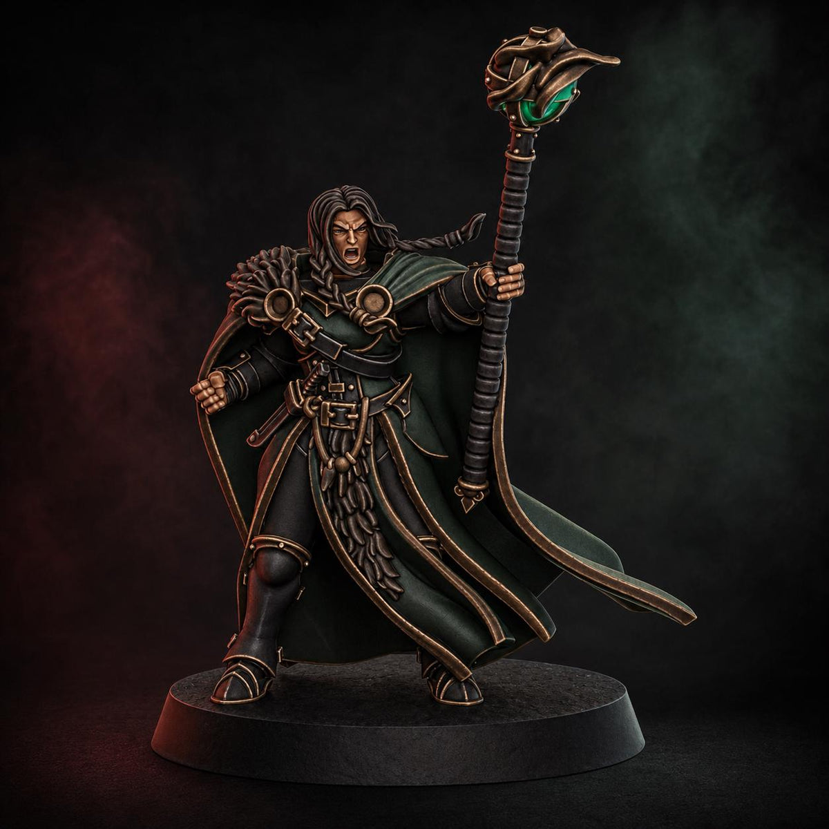 Blackhide Tribe Signalist – Warhammer 40k Compatible Miniature, DakkaDakka – 3D printed 16K resin miniature – main photo