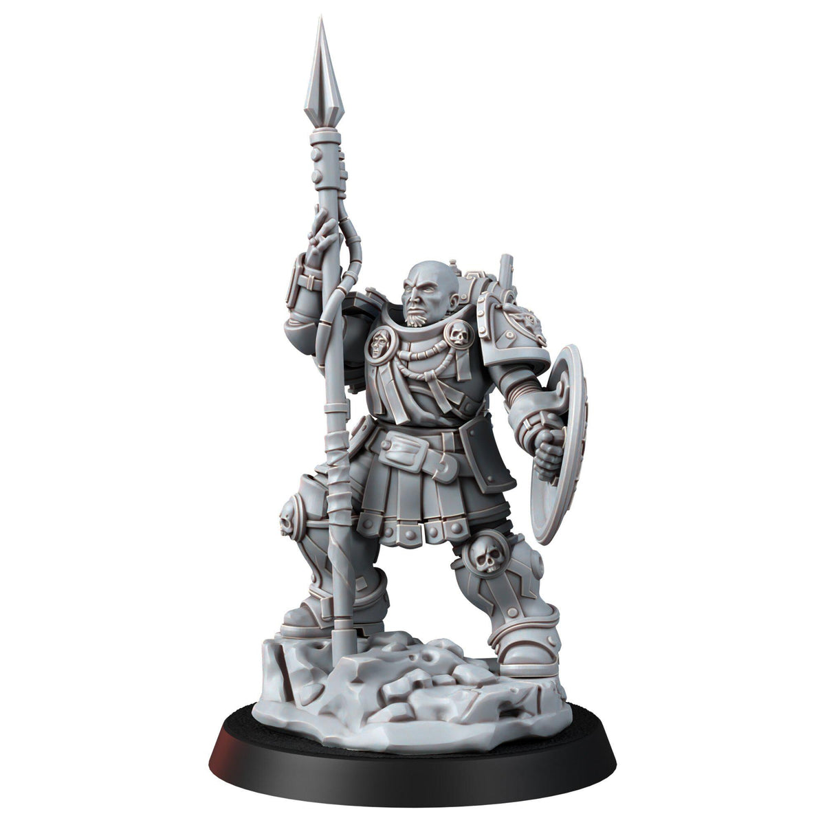 Imperial Polemarchos – Space Marines Proxy, Wargame Exclusive – 3D printed 16K resin miniature – photo 3 of 10