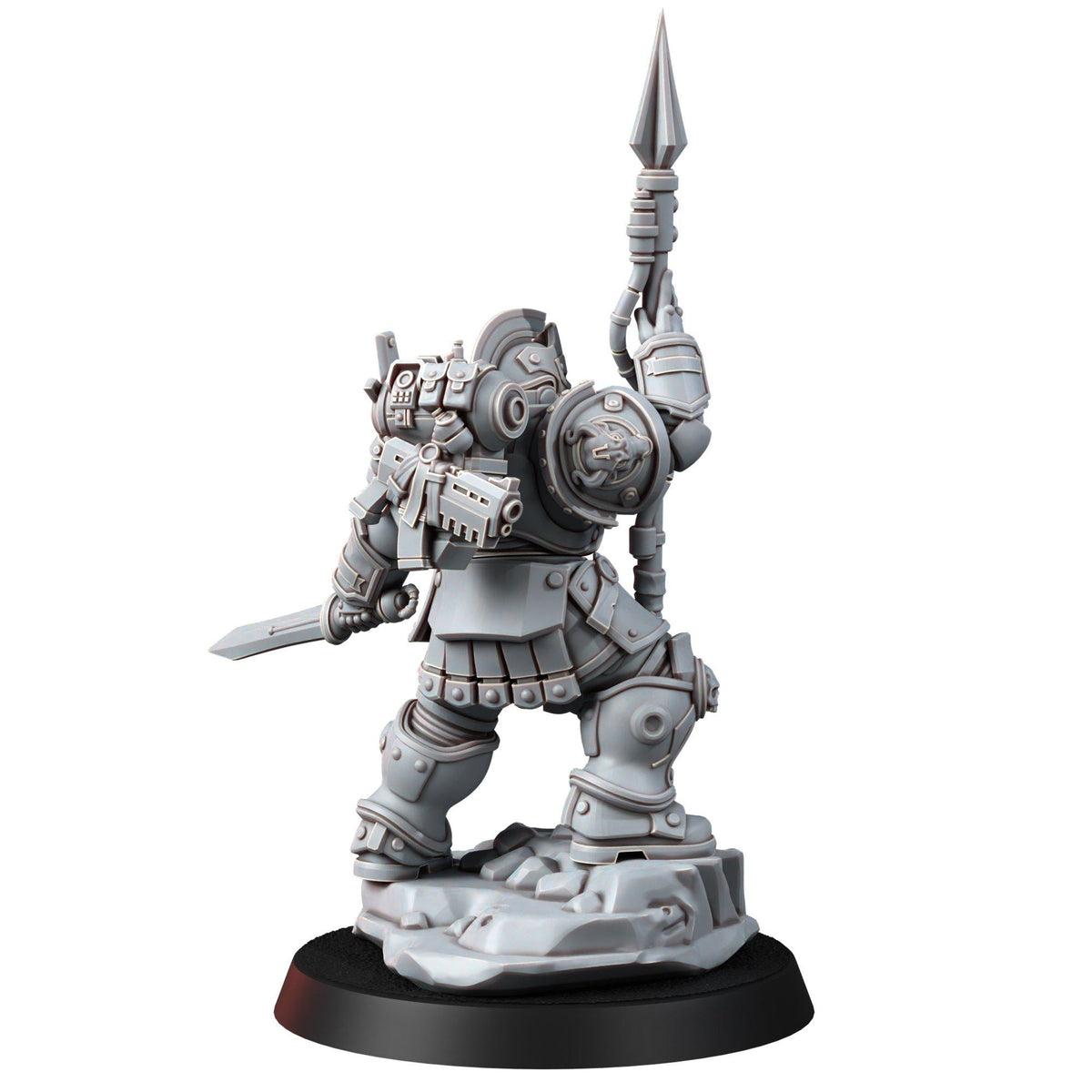Imperial Polemarchos – Space Marines Proxy, Wargame Exclusive – 3D printed 16K resin miniature – photo 10 of 10