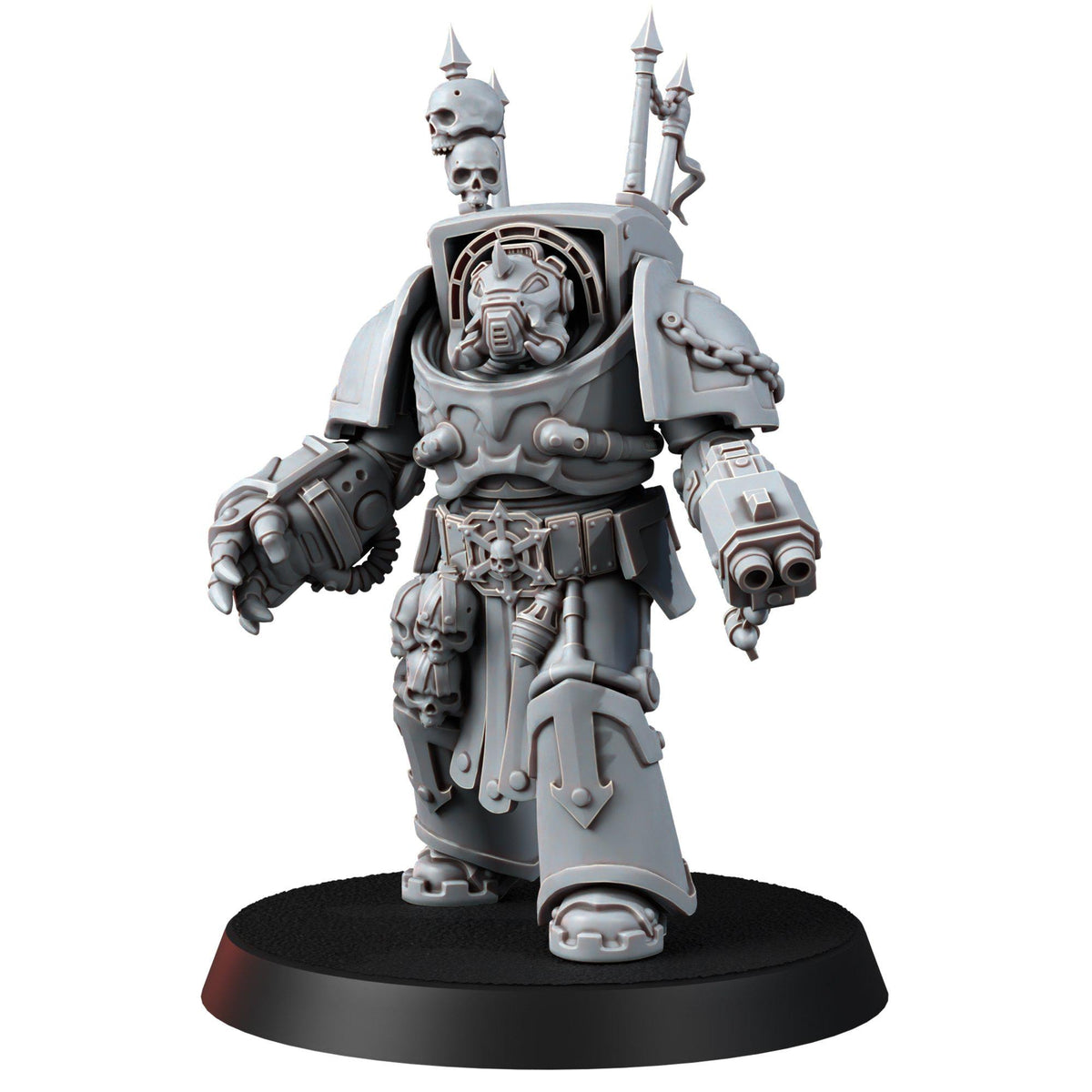 Red Butchers Heavy Guard Exo-Armour – Space Marines Proxy, Wargame Exclusive – 3D printed 16K resin miniature – photo 6 of 7