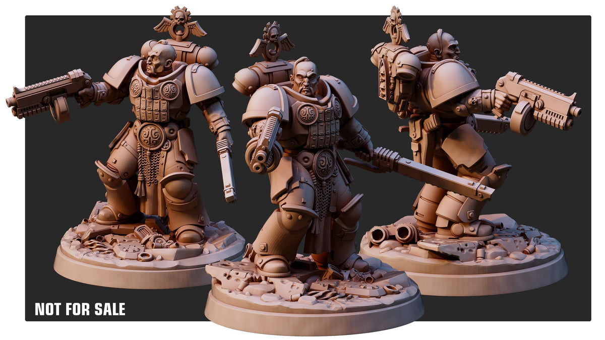 Imperial Nomad – Space Marines Proxy, Wargame Exclusive – 3D printed 16K resin miniature – photo 5 of 6