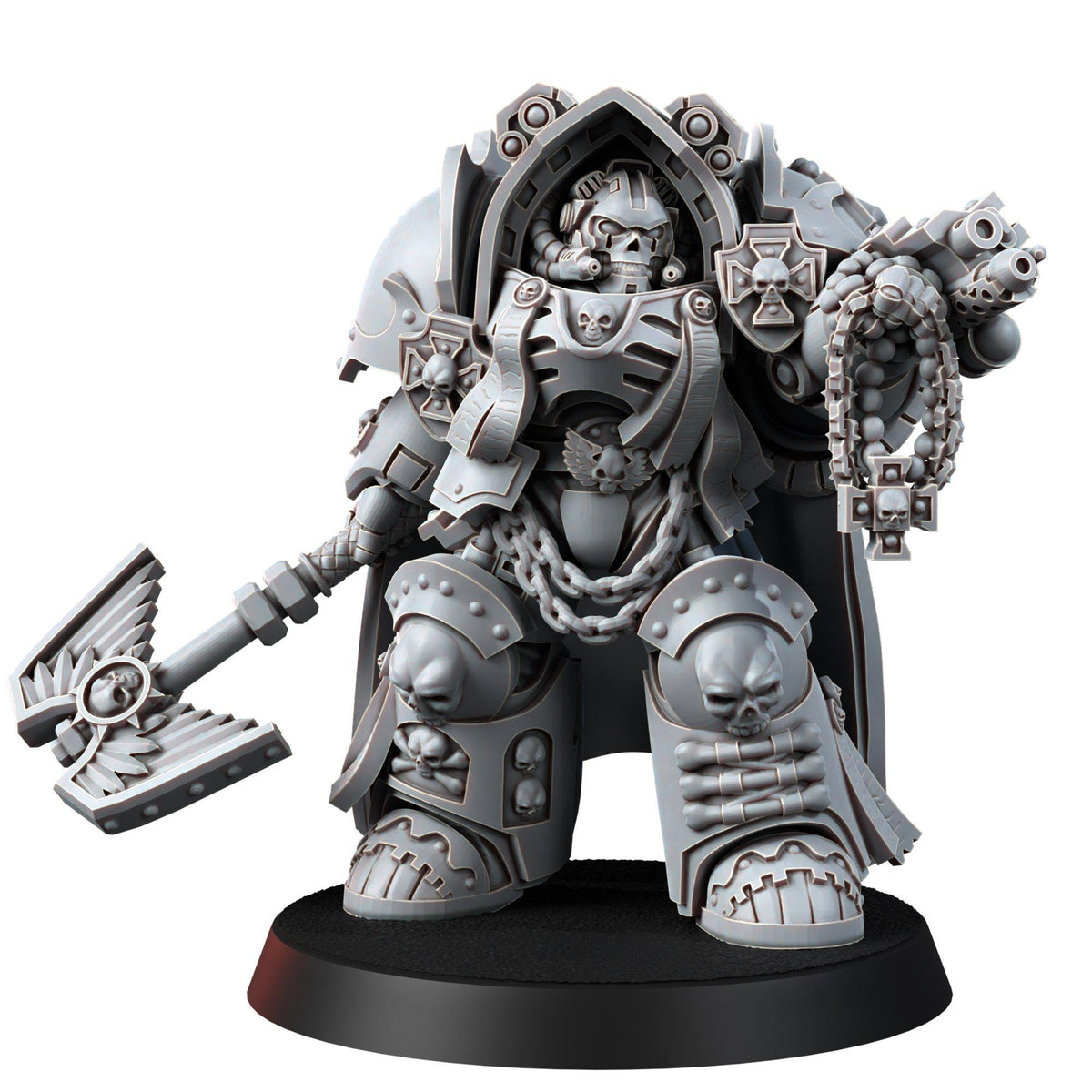Imperial Exolothreftis Preacher – Space Marines Proxy, Wargame Exclusive – 3D printed 16K resin miniature – photo 2 of 5