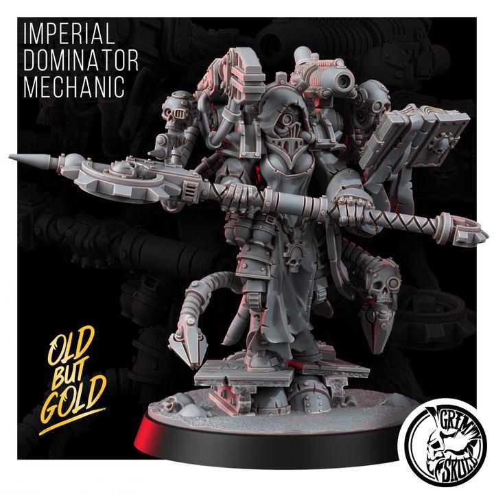 Mechanic Adept Dominator – Adeptus Mechanicus Proxy, Wargame Exclusive – 3D printed 16K resin miniature – photo 2 of 5