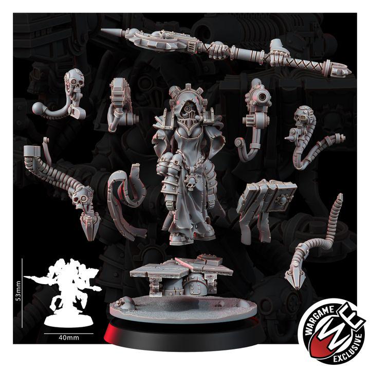 Mechanic Adept Dominator – Adeptus Mechanicus Proxy, Wargame Exclusive – 3D printed 16K resin miniature – photo 4 of 5