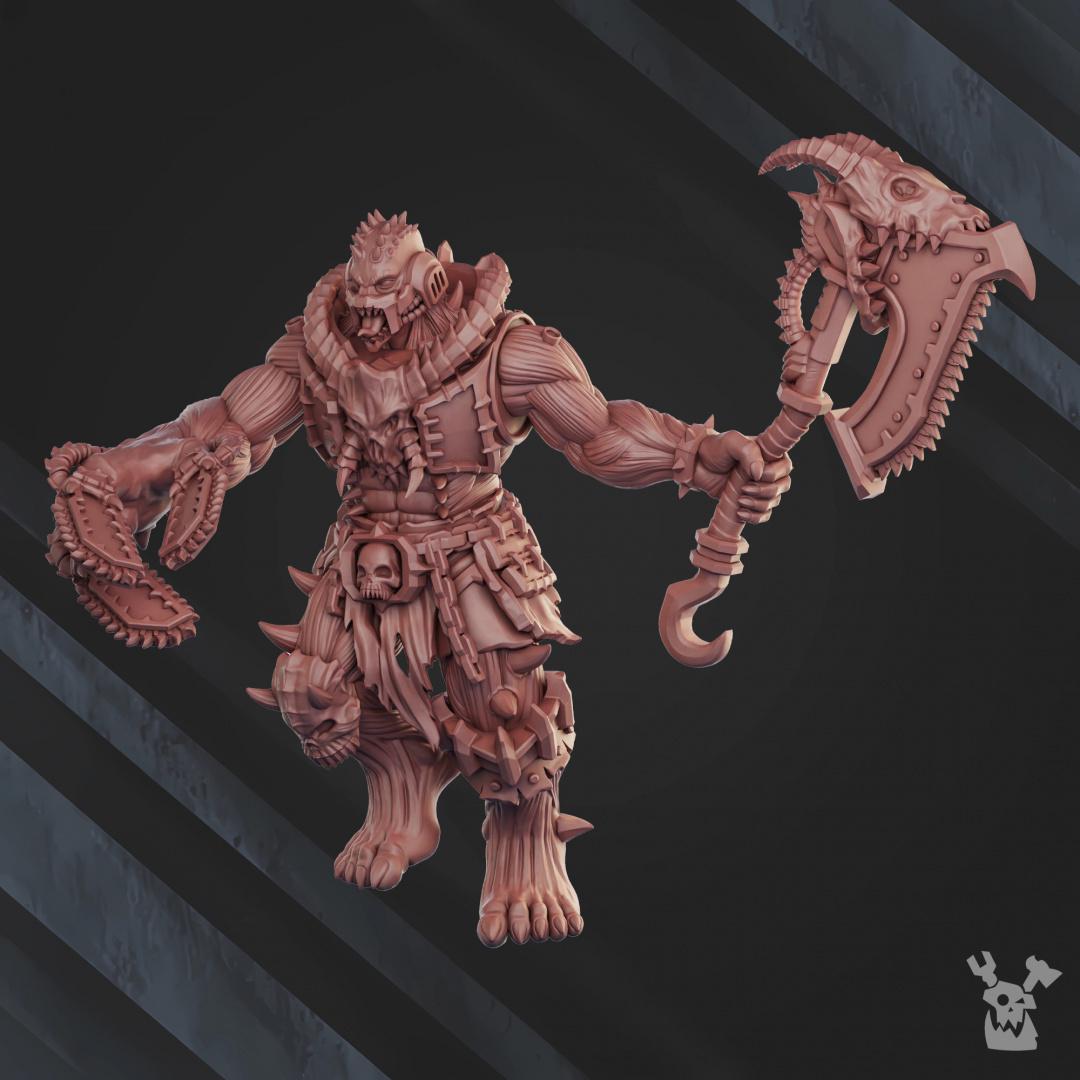 Cursed Bone Shredders Squad – Chaos Proxy, DakkaDakka – 3D printed 16K resin miniature – photo 11 of 15