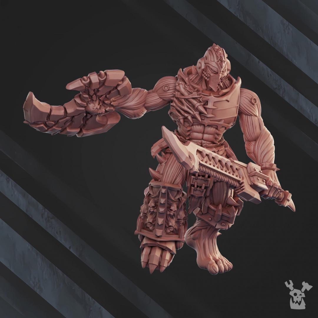 Cursed Bone Shredders Squad – Chaos Proxy, DakkaDakka – 3D printed 16K resin miniature – photo 12 of 15