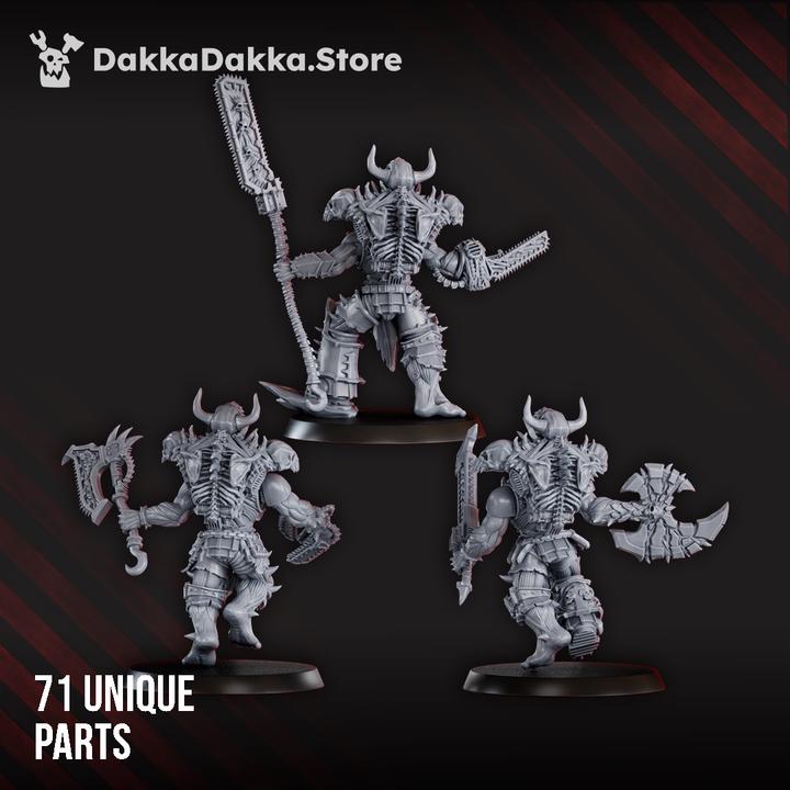 Cursed Bone Shredders Squad – Chaos Proxy, DakkaDakka – 3D printed 16K resin miniature – photo 6 of 15