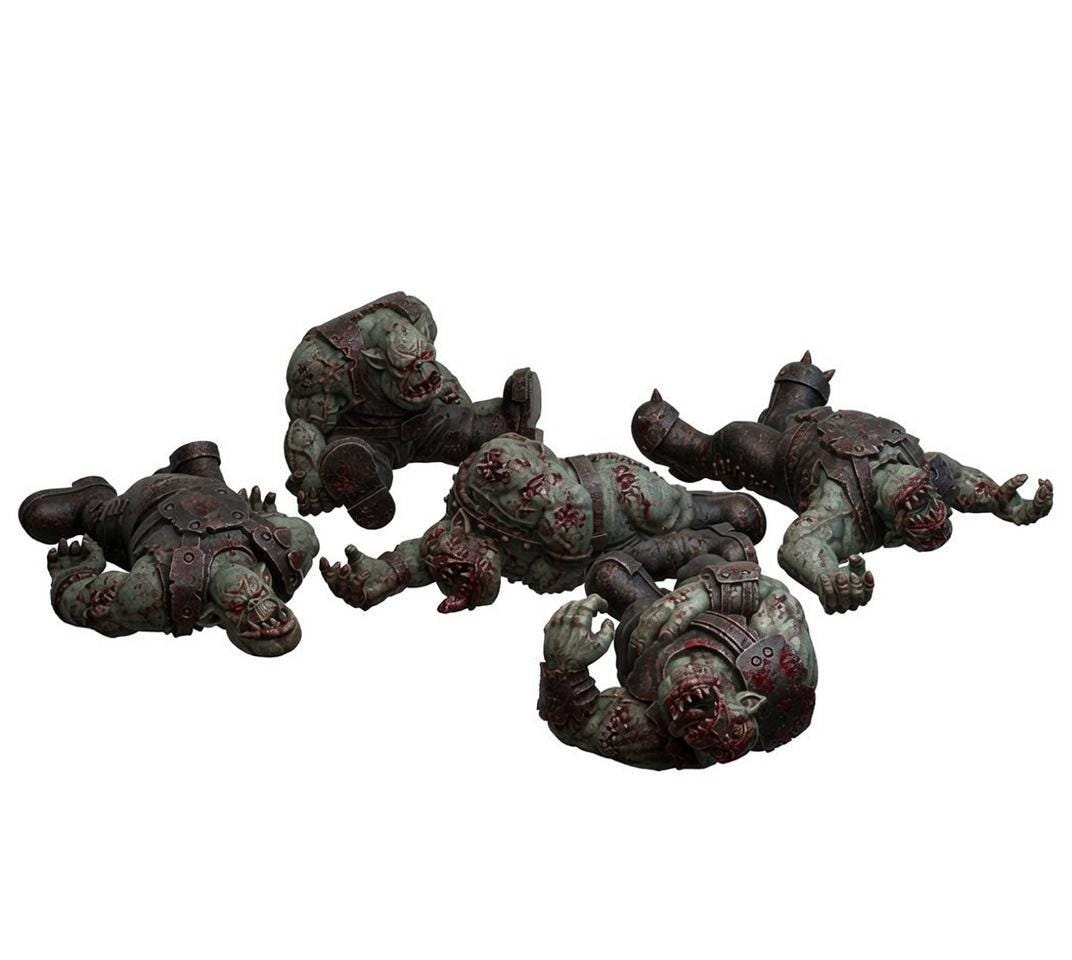 Ork Corpses – Ork Proxy, JoshButIn3D – 3D printed 16K resin miniature – main photo