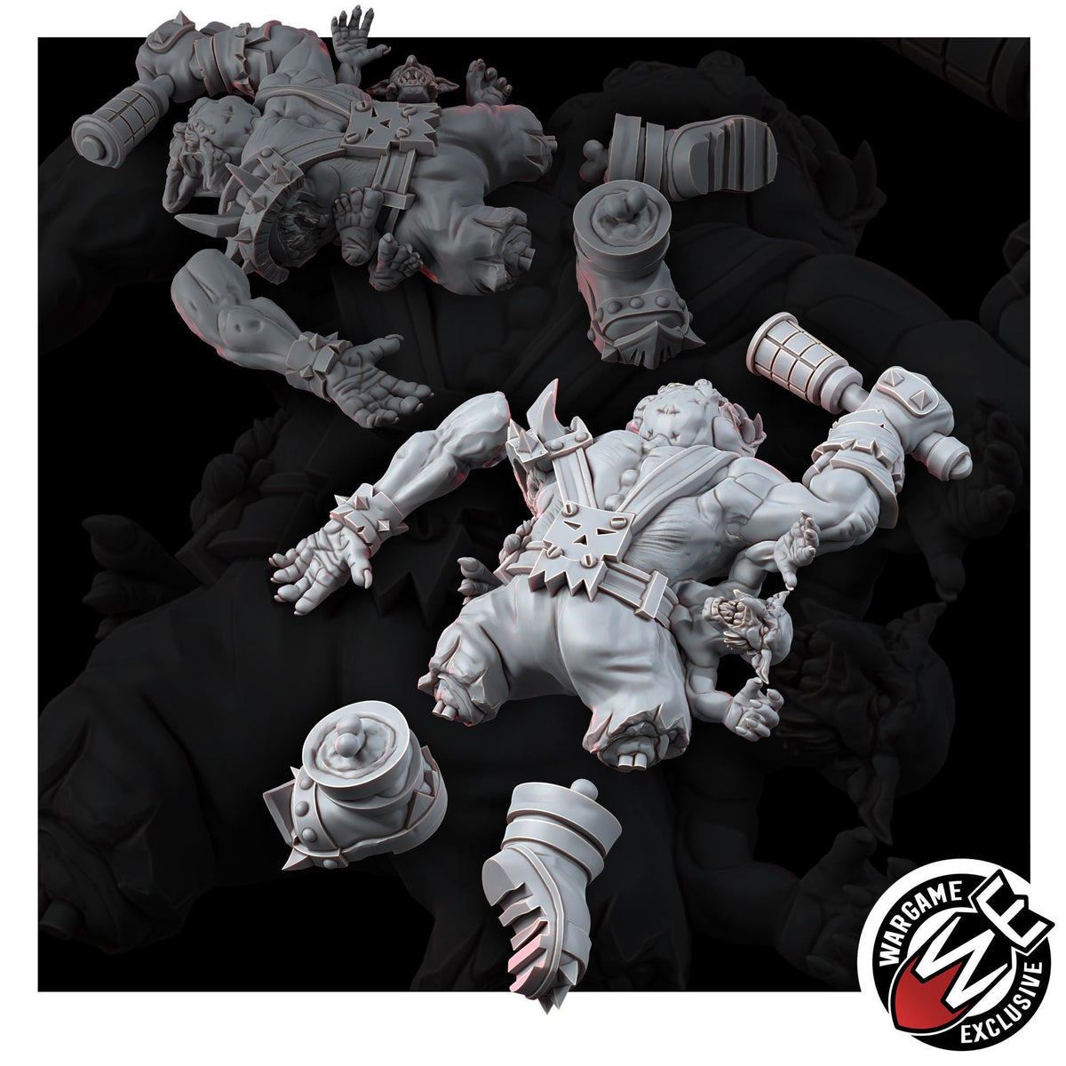 Ork Corpses Battlefield Set – Ork Proxy, Wargame Exclusive – 3D printed 16K resin miniature – photo 6 of 12