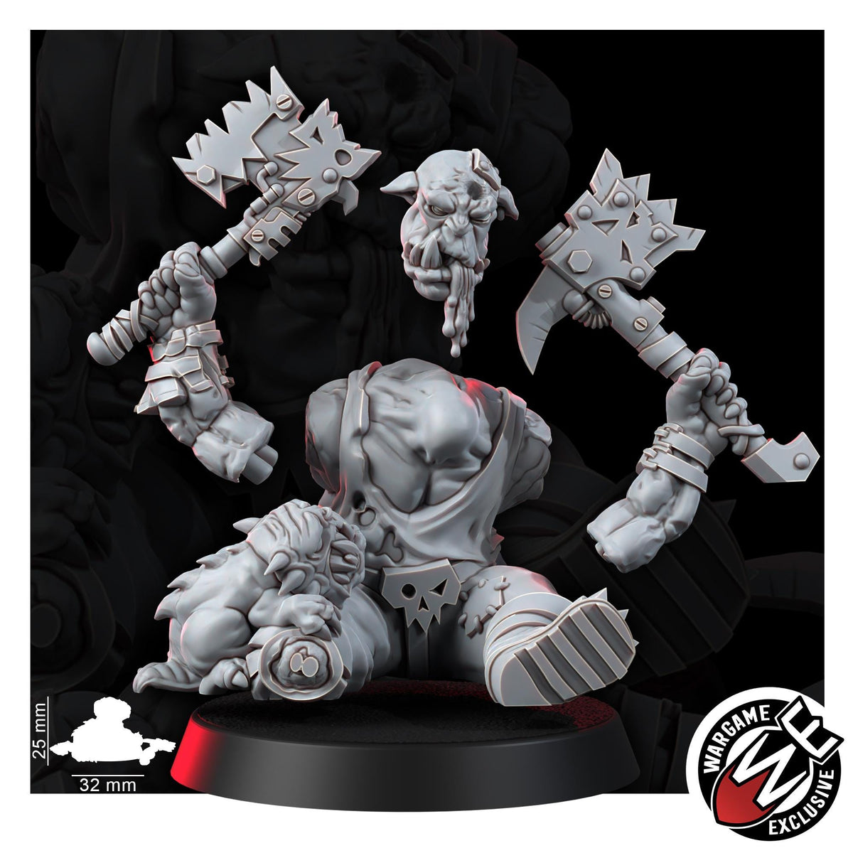 Ork Corpses Battlefield Set – Ork Proxy, Wargame Exclusive – 3D printed 16K resin miniature – photo 9 of 12
