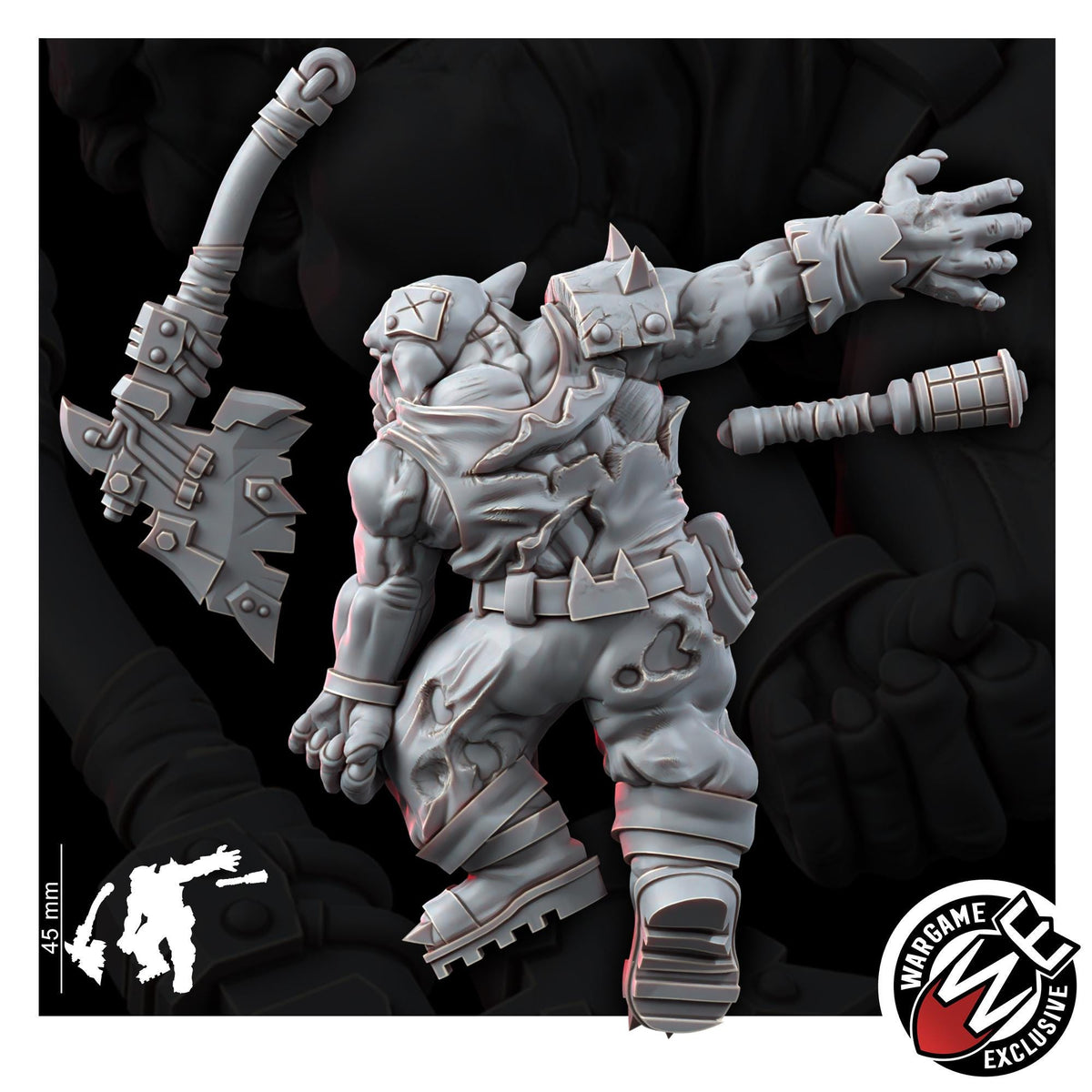 Ork Corpses Battlefield Set – Ork Proxy, Wargame Exclusive – 3D printed 16K resin miniature – photo 12 of 12