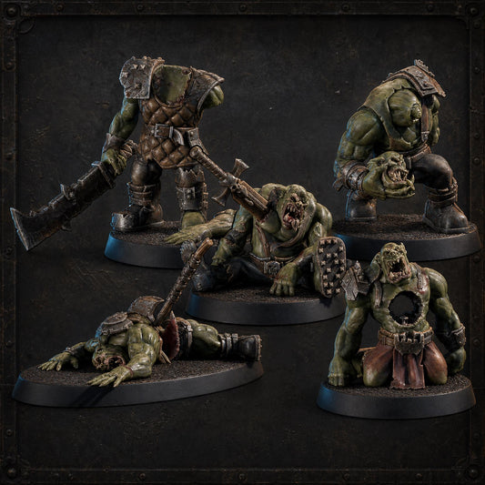 Krumped Orcs, Ork Casualties – Ork Proxy, Blue Sky Minis – 3D printed 16K resin miniature – main photo
