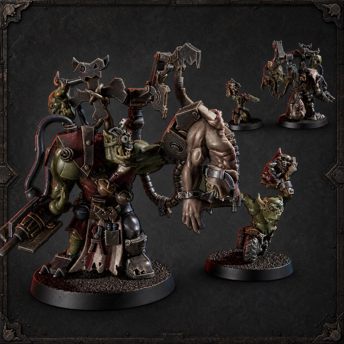 Hurt Dokta Orc Character – Ork Proxy, Blue Sky Minis – 3D printed 16K resin miniature – main photo