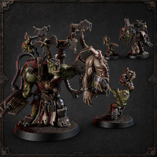 Hurt Dokta Orc Character – Ork Proxy, Blue Sky Minis – 3D printed 16K resin miniature – main photo