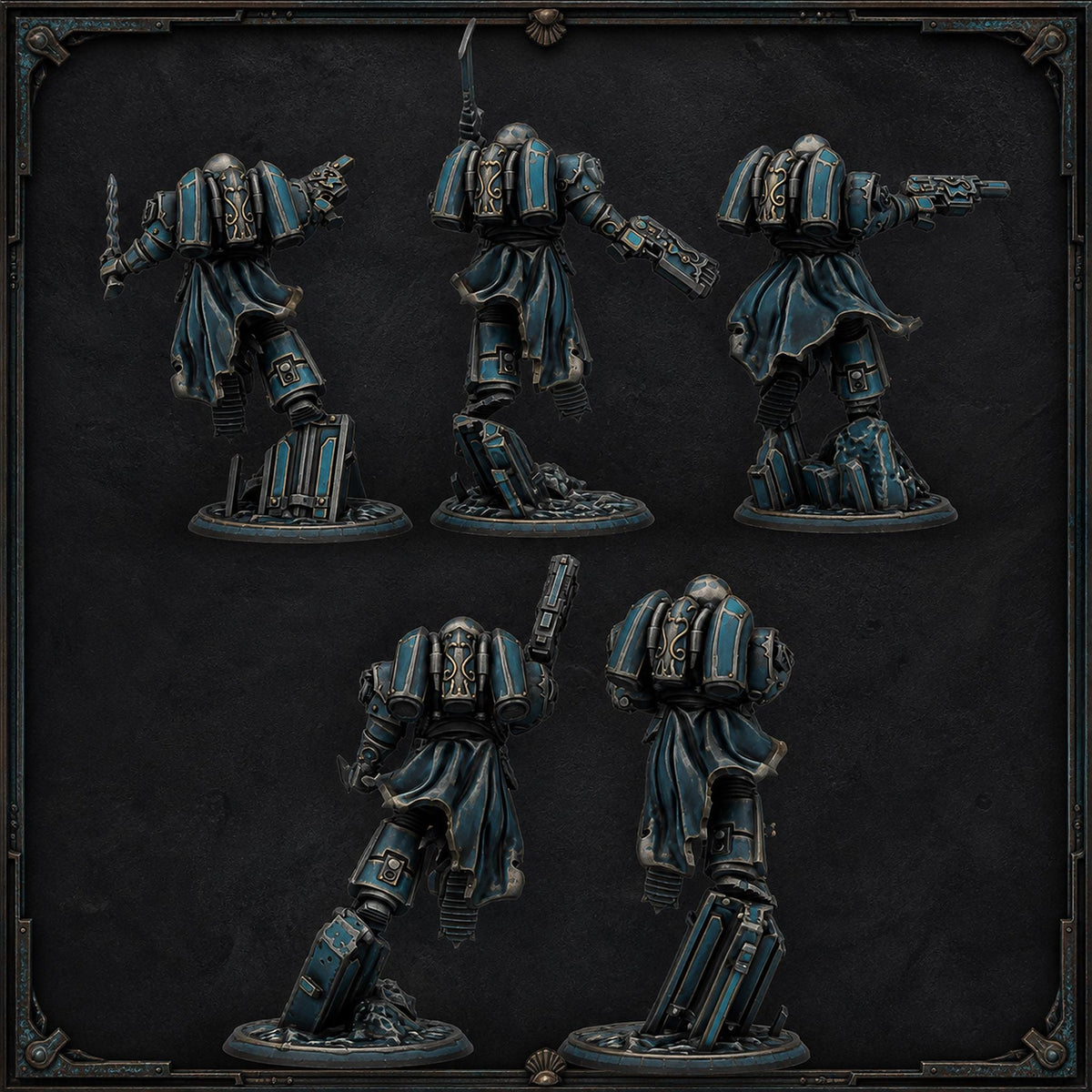 Scylla Assault Brothers Squad Kit – Alpha Legion Proxy, DakkaDakka – 3D printed 16K resin miniature – photo 2 of 6