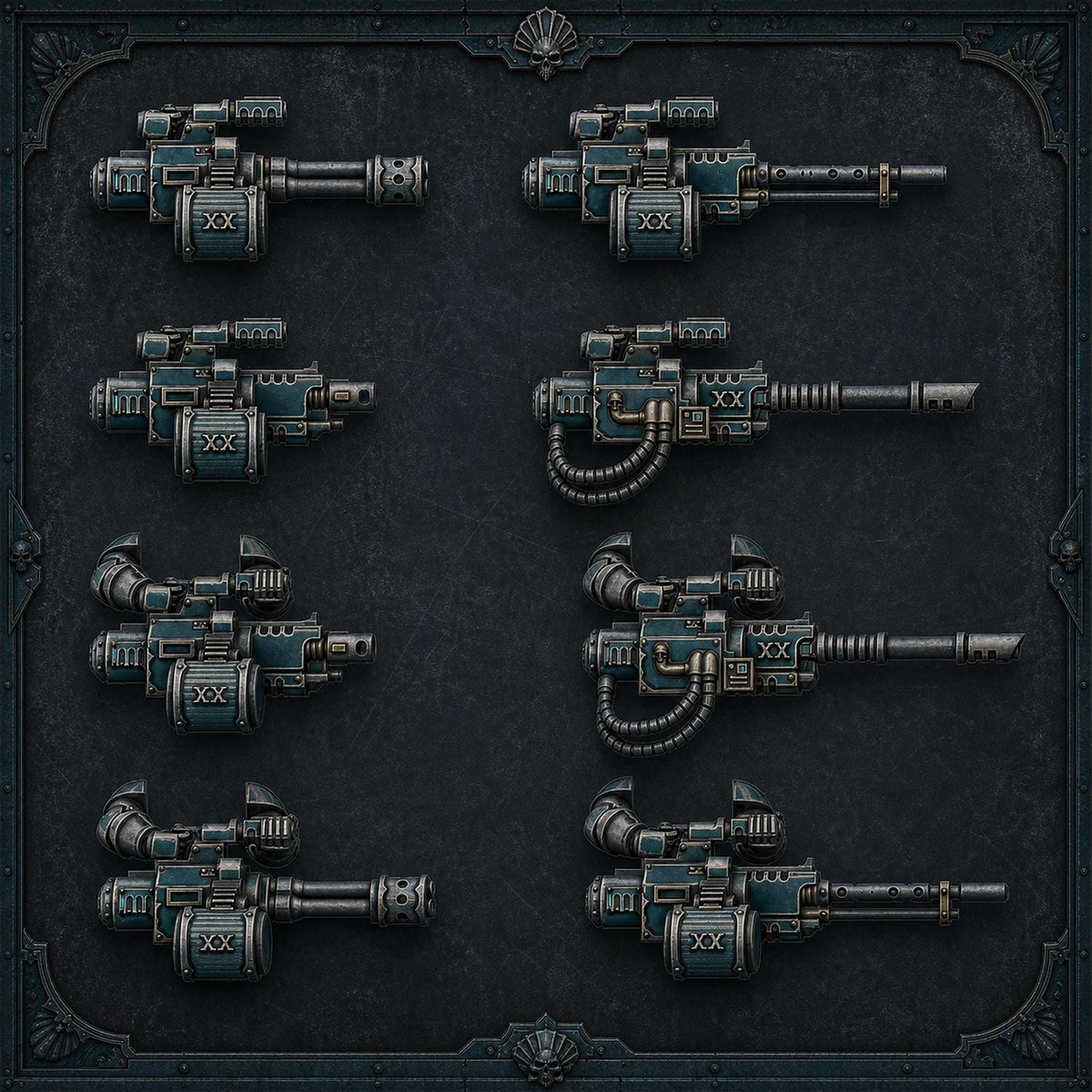 Scylla Heavy Weapons Single Gun or Set of 16 – Alpha Legion Compatible Bits, DakkaDakka – 16K resin bits – photo 3 of 7