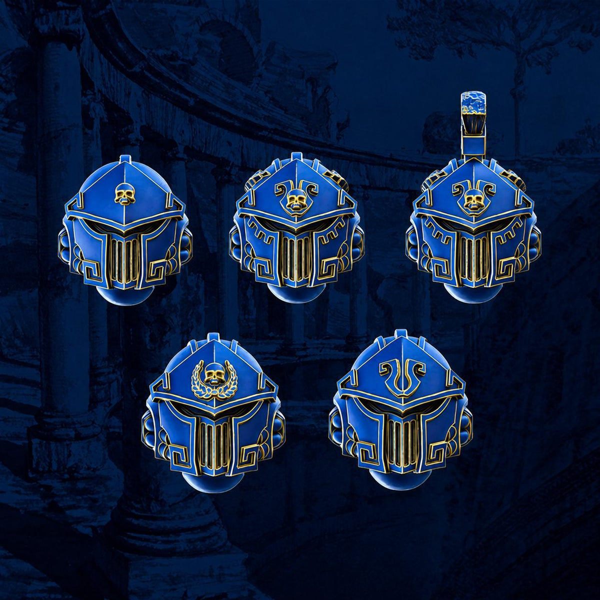 Legio Prima Victrix Heads Impetum Alis 5 – Ultramarines Compatible Bits, DakkaDakka – 16K resin bits – photo 2 of 2