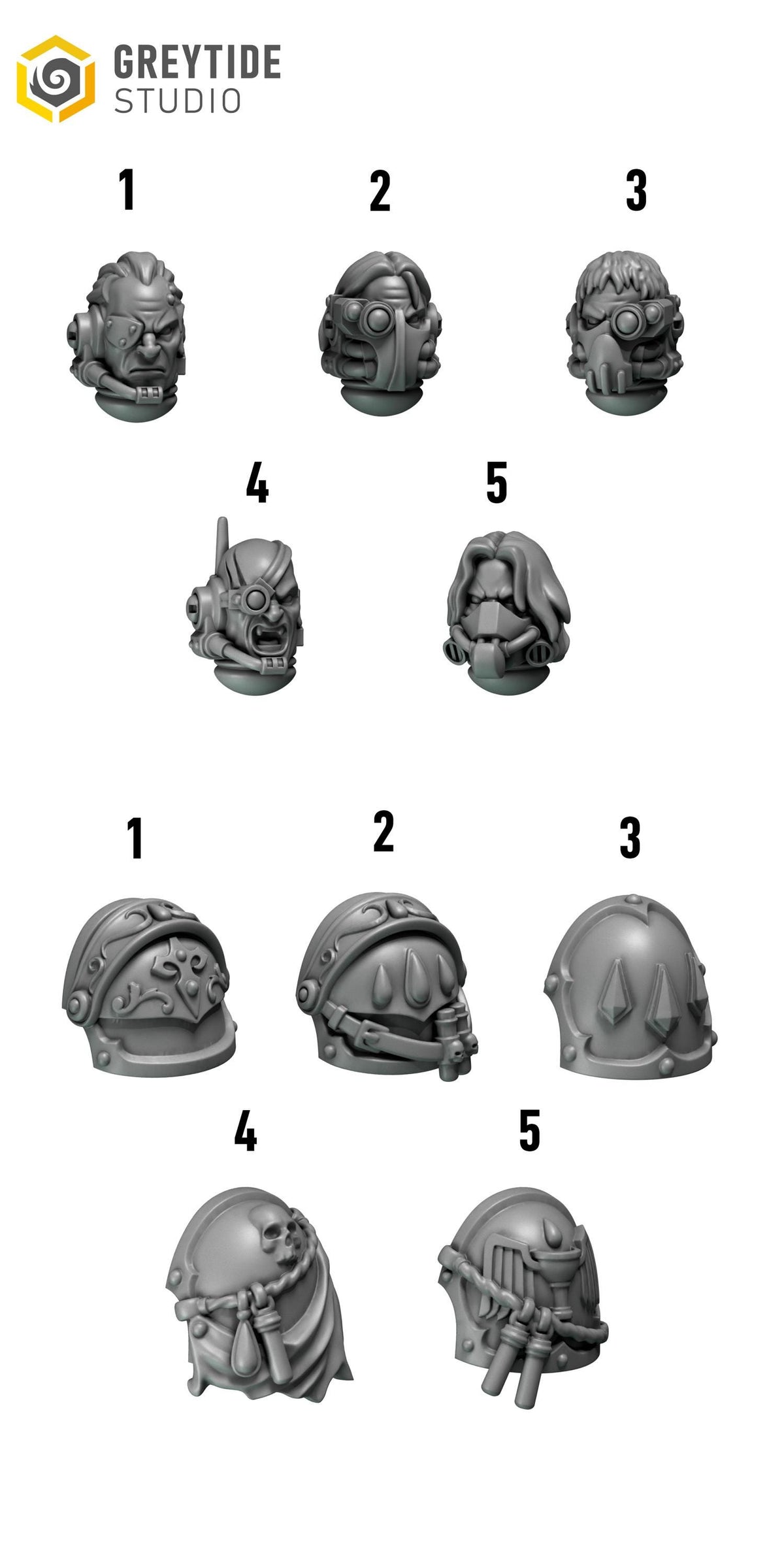 Crimson Lords Tactical – Blood Angels Compatible Bits, GreyTide Studio – 3D printed 16K resin bits – photo 4 of 4