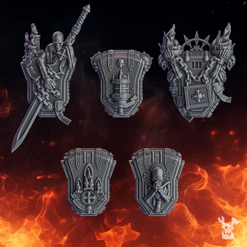 Pactum Aeternum Crusader Backpacks – Black Templars Compatible Bits, DakkaDakka – 3D printed 16K resin bits – photo 2 of 2