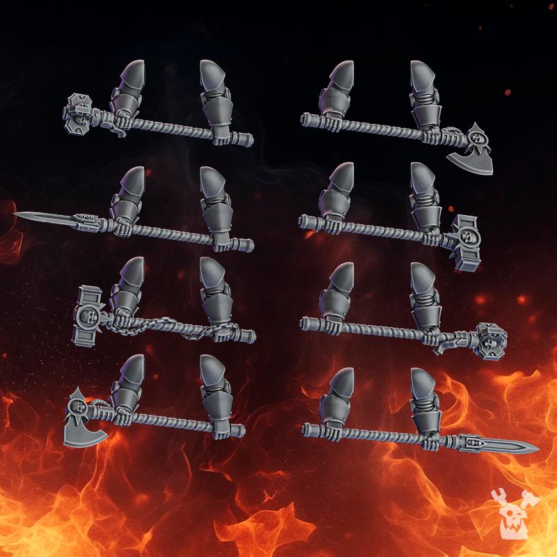 Pactum Aeternum Warden Two-Handed Weapons – Black Templars Compatible Bits, DakkaDakka – 16K resin bits – photo 2 of 2