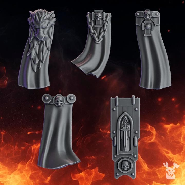 Pactum Aeternum Knight Belt Decor – Black Templars Compatible Bits, DakkaDakka – 3D printed 16K resin bits – photo 2 of 2