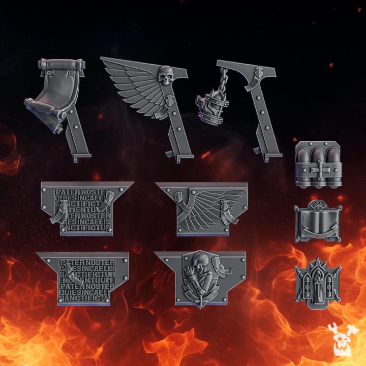 Pactum Aeternum Bike – Black Templars Proxy, DakkaDakka – 3D printed 16K resin miniature – photo 2 of 2