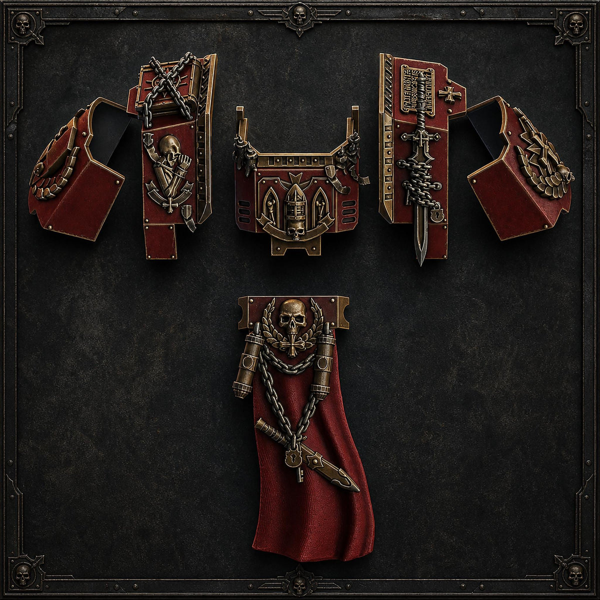Pactum Aeternum Crusader Stormdread – Black Templars Compatible Bits, DakkaDakka – 3D printed 16K resin bits – main photo