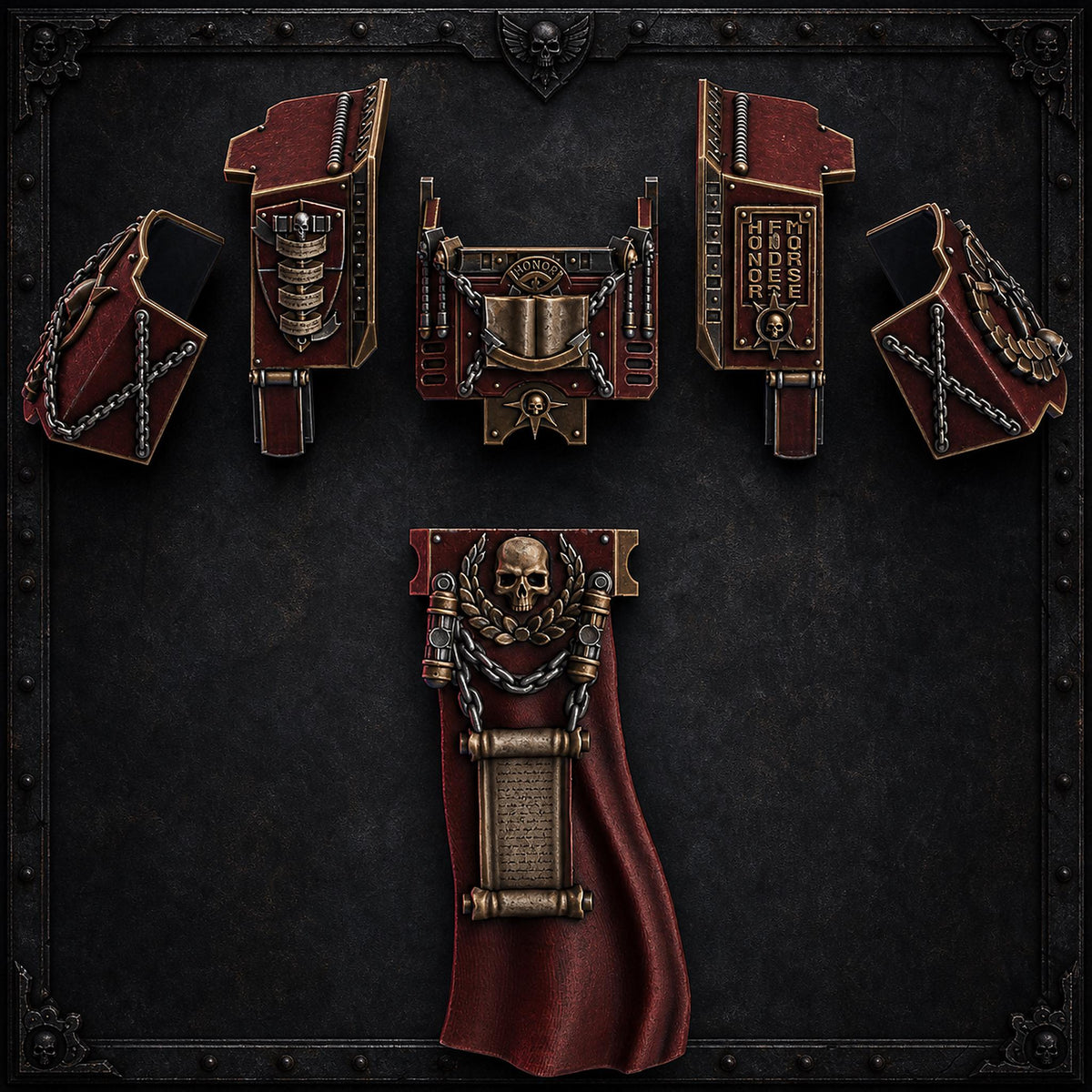Pactum Aeternum Warden Stormdread – Black Templars Compatible Bits, DakkaDakka – 3D printed 16K resin bits – main photo