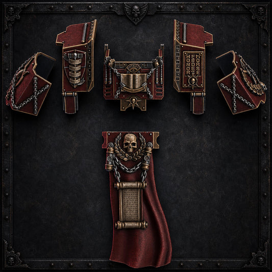 Pactum Aeternum Warden Stormdread – Black Templars Compatible Bits, DakkaDakka – 3D printed 16K resin bits – main photo