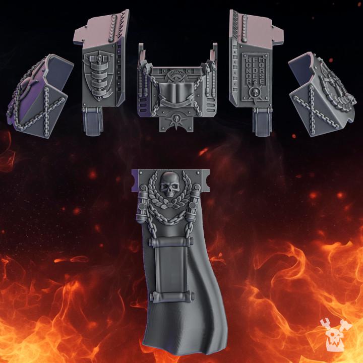 Pactum Aeternum Warden Stormdread – Black Templars Compatible Bits, DakkaDakka – 3D printed 16K resin bits – photo 2 of 2