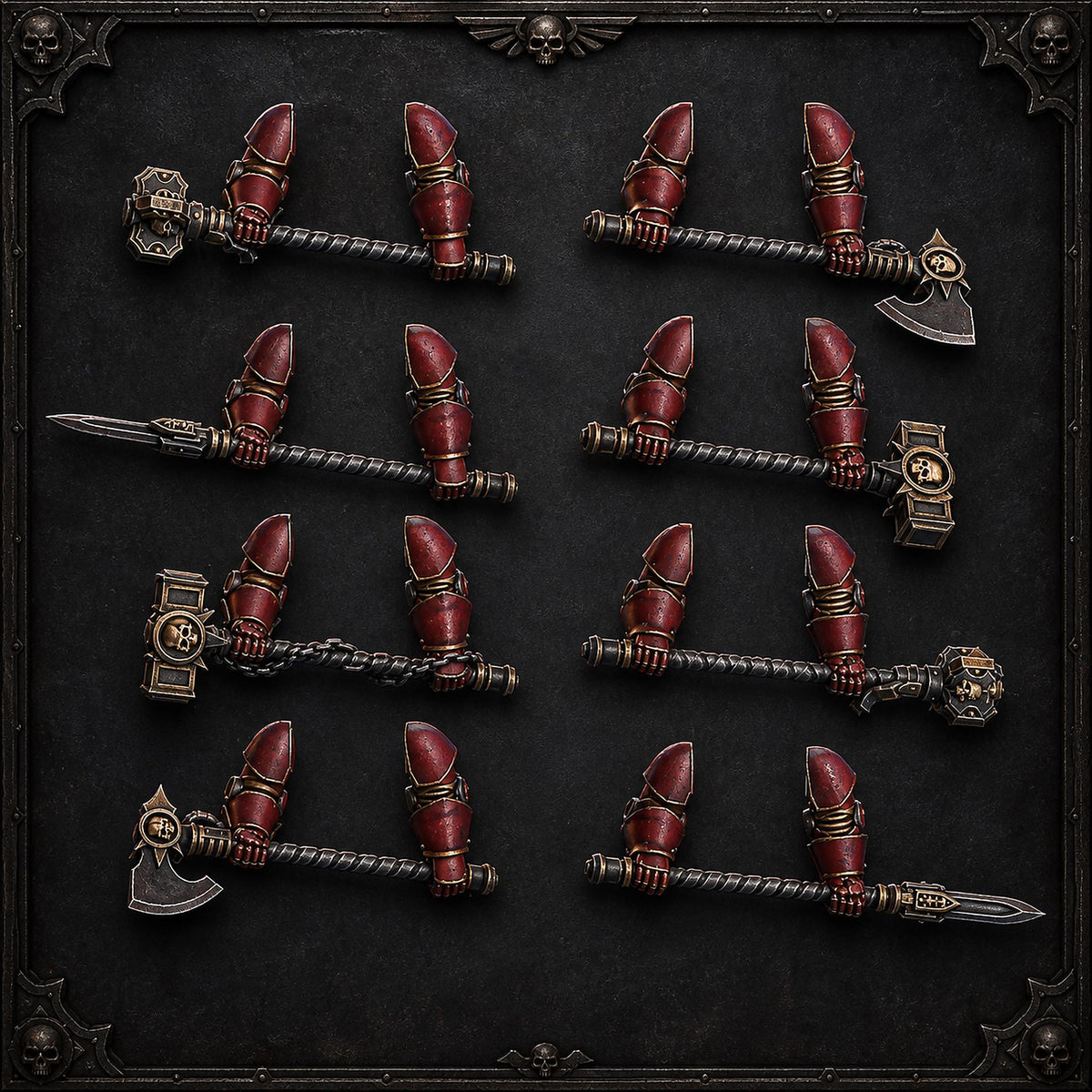 Pactum Aeternum Warden Two-Handed Weapons – Black Templars Compatible Bits, DakkaDakka – 16K resin bits – main photo
