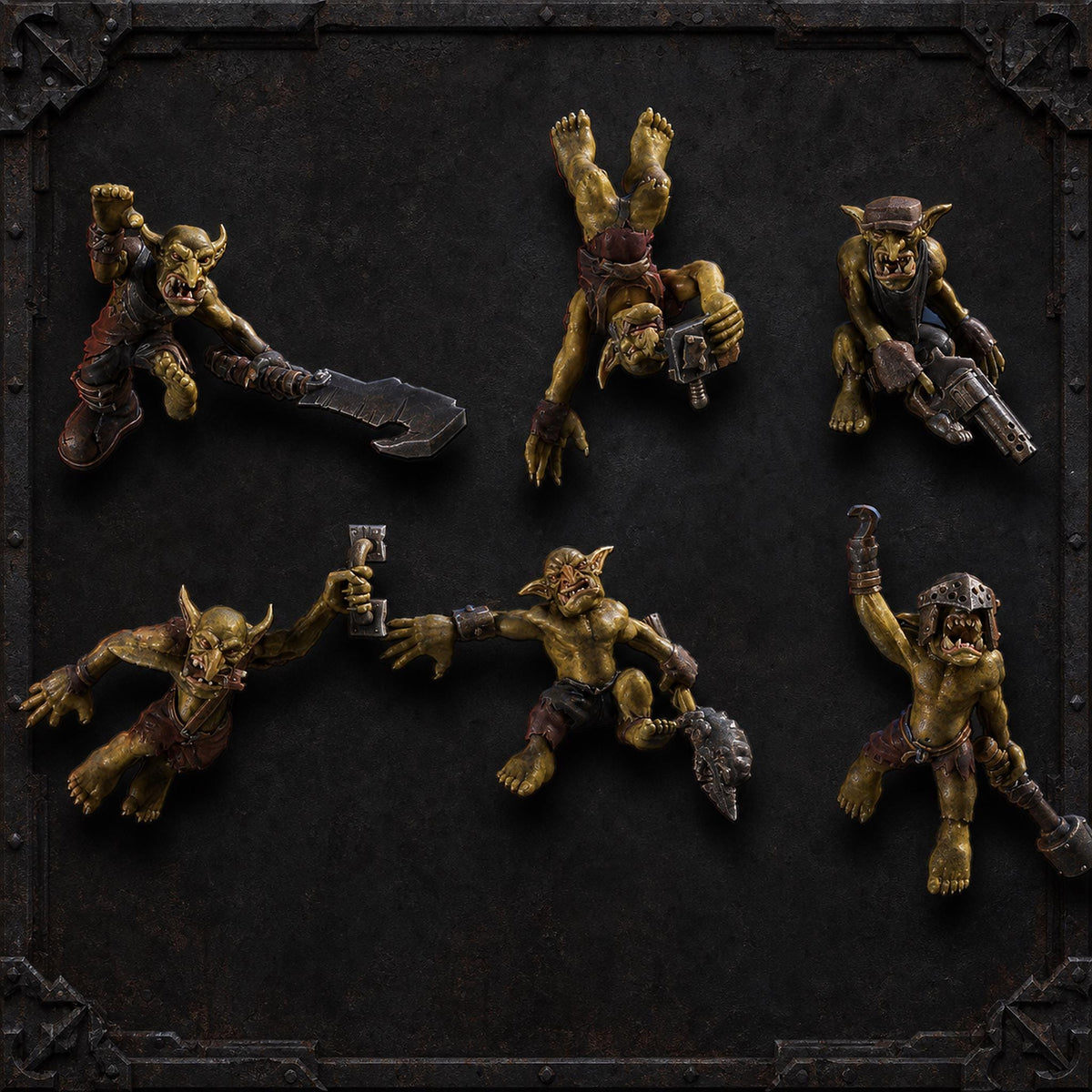 Goblin Hangars Orc Scenery – Ork Proxy, Blue Sky Minis – 3D printed 16K resin miniature – main photo