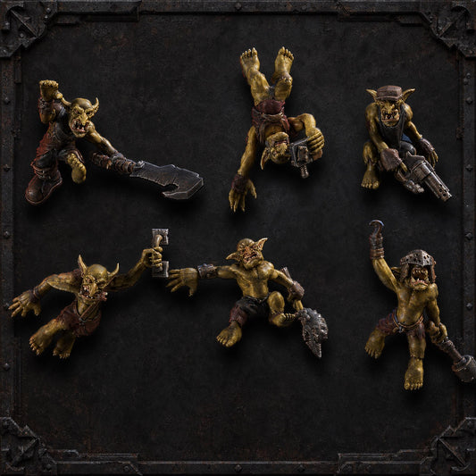 Goblin Hangars Orc Scenery – Ork Proxy, Blue Sky Minis – 3D printed 16K resin miniature – main photo