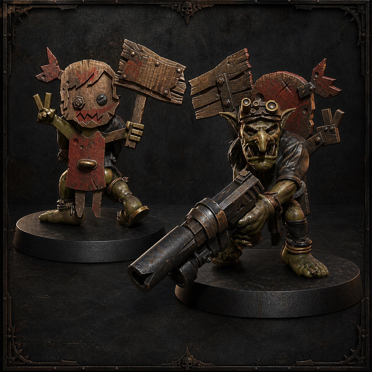 Sneaky Boy Decoy Orc Character – Ork Proxy, Blue Sky Minis – 3D printed 16K resin miniature – main photo