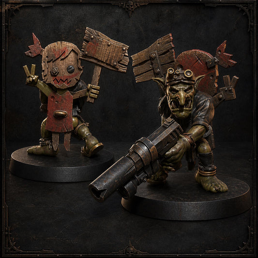 Sneaky Boy Decoy Orc Character – Ork Proxy, Blue Sky Minis – 3D printed 16K resin miniature – main photo