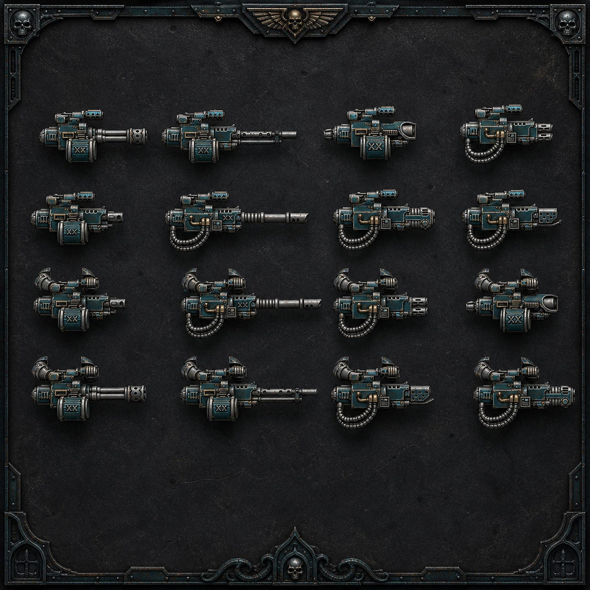 Scylla Heavy Weapons Single Gun or Set of 16 – Alpha Legion Compatible Bits, DakkaDakka – 16K resin bits – main photo