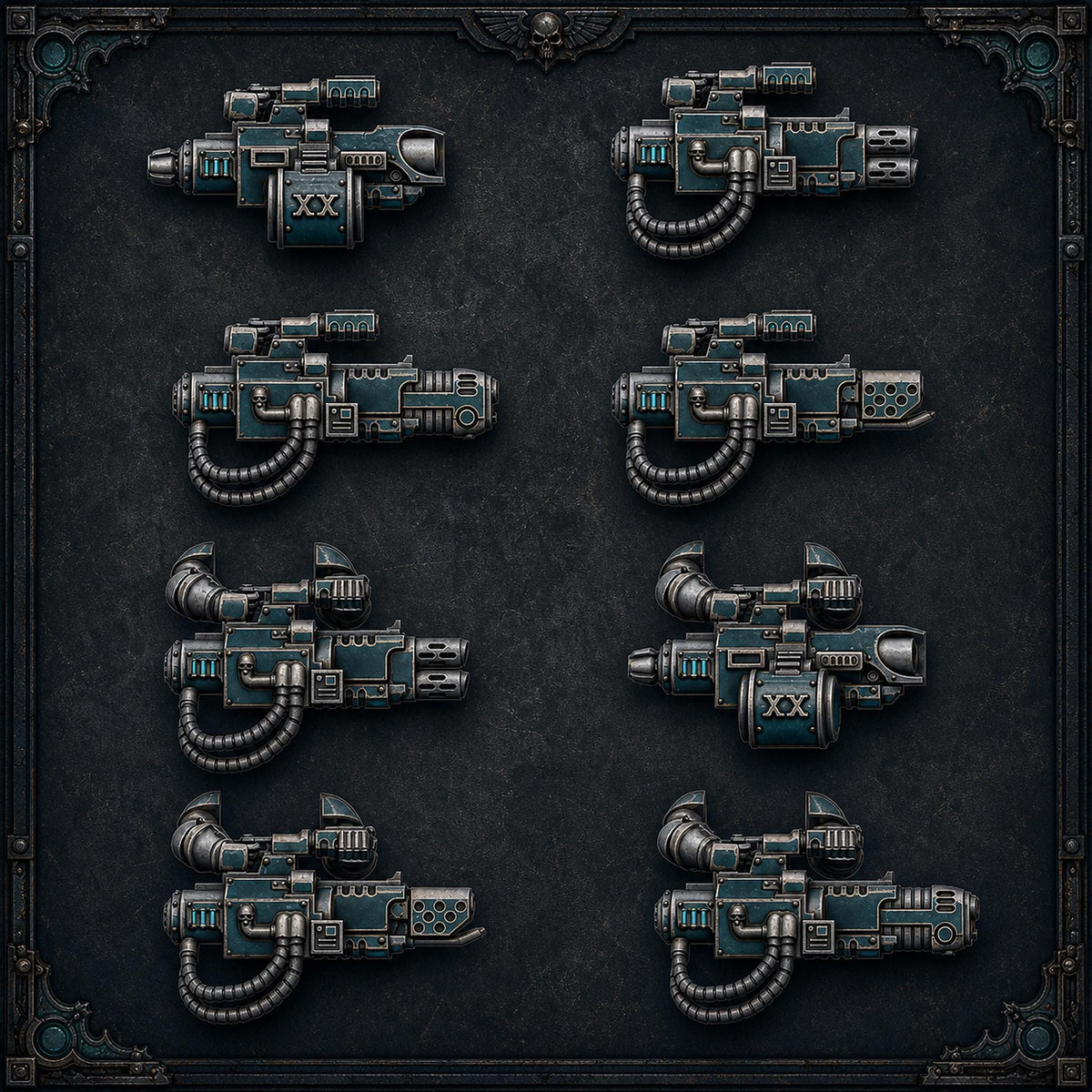 Scylla Heavy Weapons Single Gun or Set of 16 – Alpha Legion Compatible Bits, DakkaDakka – 16K resin bits – photo 4 of 7