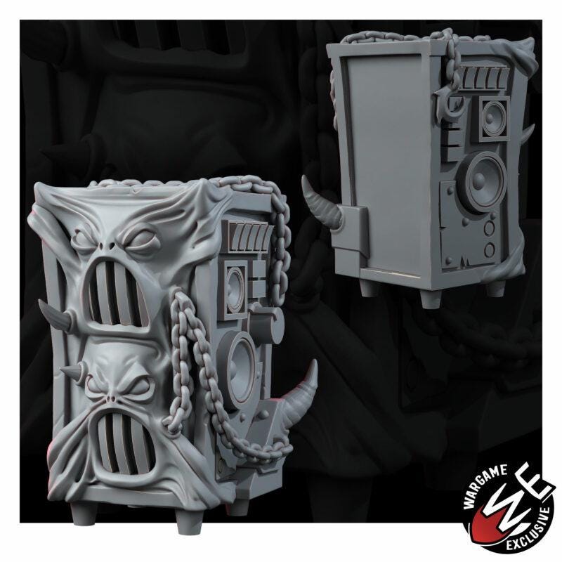 Noise Blasters Chaos Scatter Terrain Set of 6 – Chaos Proxy, Wargame Exclusive – 16K resin miniature – photo 9 of 9