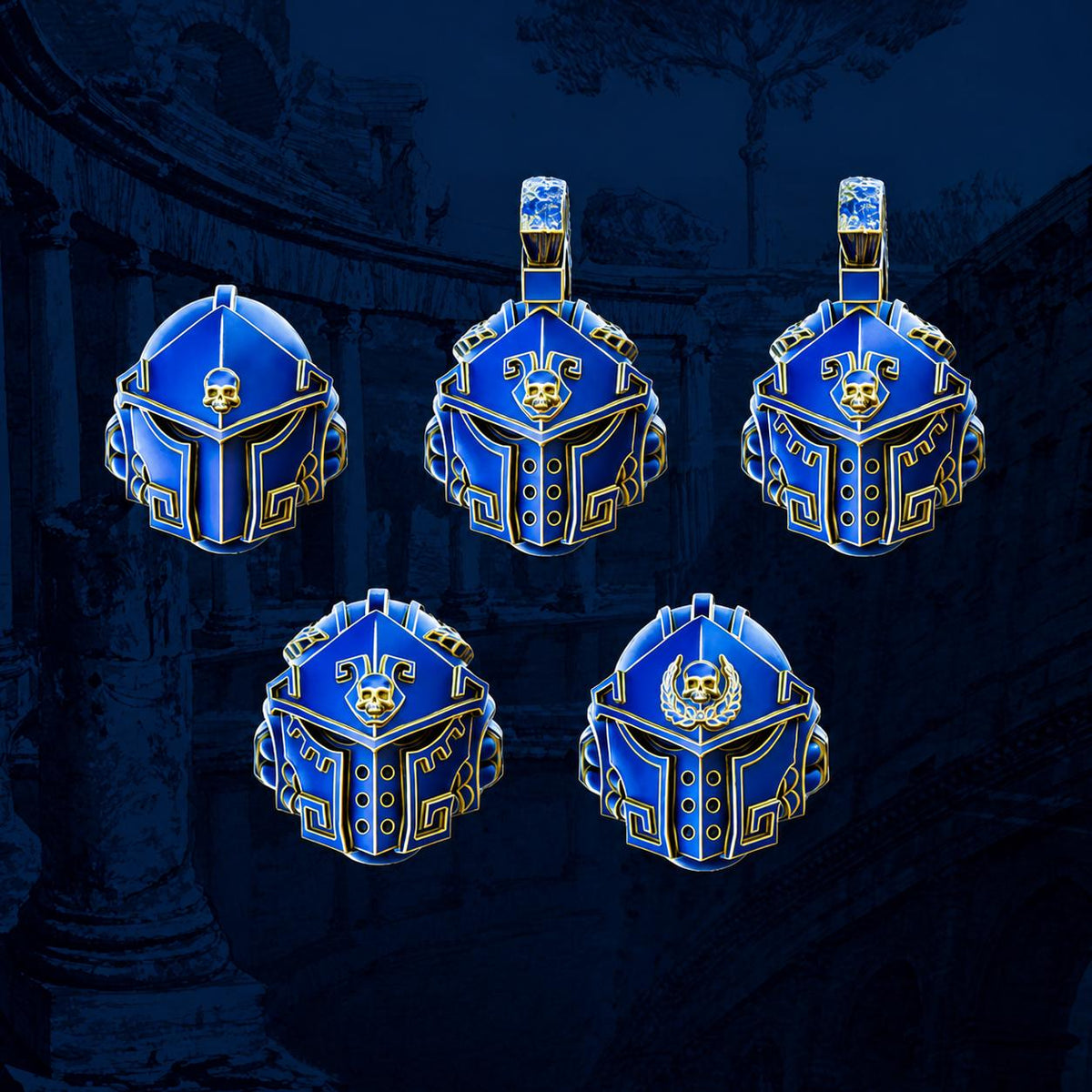 Space Warrior Heads – Ultramarines Compatible Bits, DakkaDakka – 3D printed 16K resin bits – photo 2 of 2