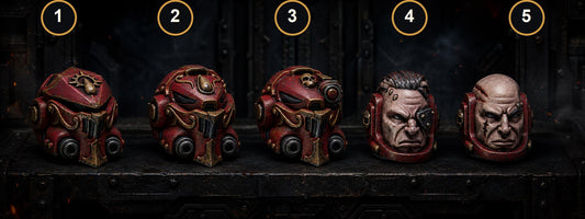 Crimson Lords Big armor – Blood Angels Compatible Bits, GreyTide Studio – 3D printed 16K resin bits – main photo