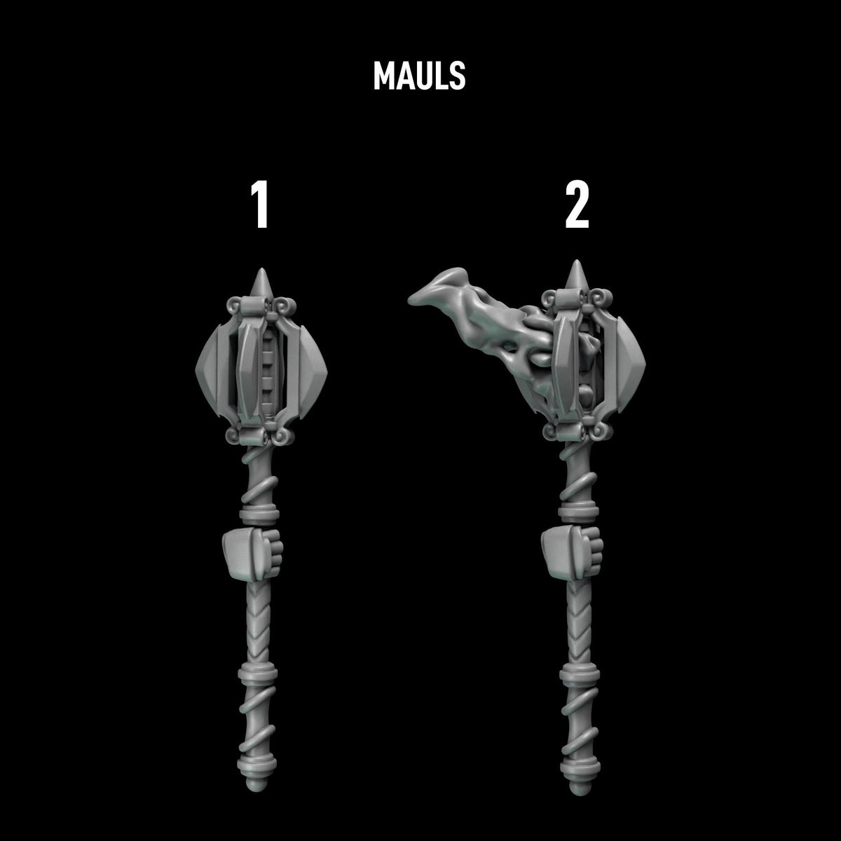 Eternal Pilgrims Termi pack Swords & mauls – Dark Angels Compatible Bits, GreyTide Studio – 16K resin bits – photo 3 of 3
