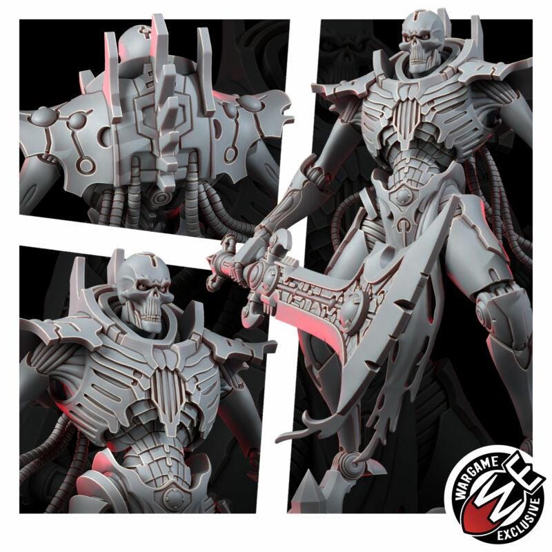 Necrocyborg Void Colossus – Necrons Proxy, Wargame Exclusive – 3D printed 16K resin miniature – photo 8 of 10