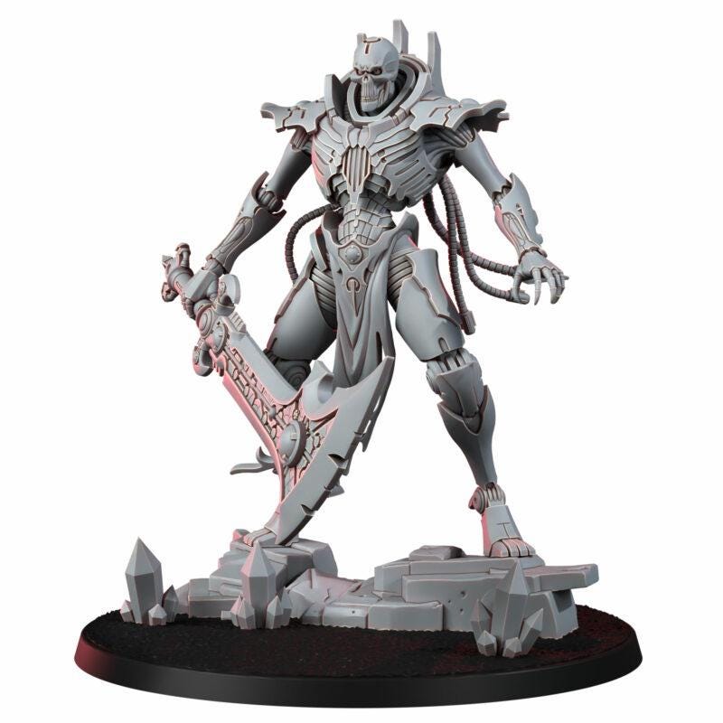 Necrocyborg Void Colossus – Necrons Proxy, Wargame Exclusive – 3D printed 16K resin miniature – photo 5 of 10