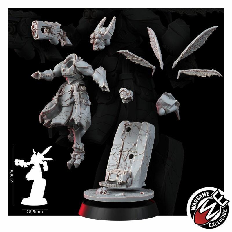 Greater Good Hornets Striketeam Specialists – T'au Empire Proxy, Wargame Exclusive – 16K resin miniature – photo 13 of 13