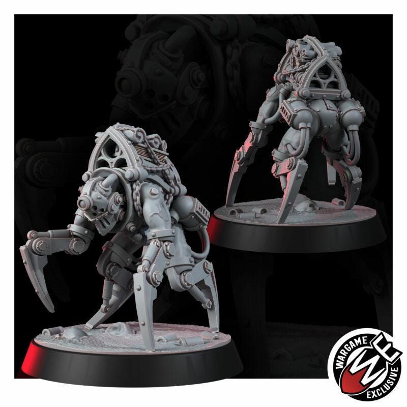 Imperial Bookkeeper with Servitor – Space Marines Proxy, Wargame Exclusive – 3D printed 16K resin miniature – photo 5 of 7