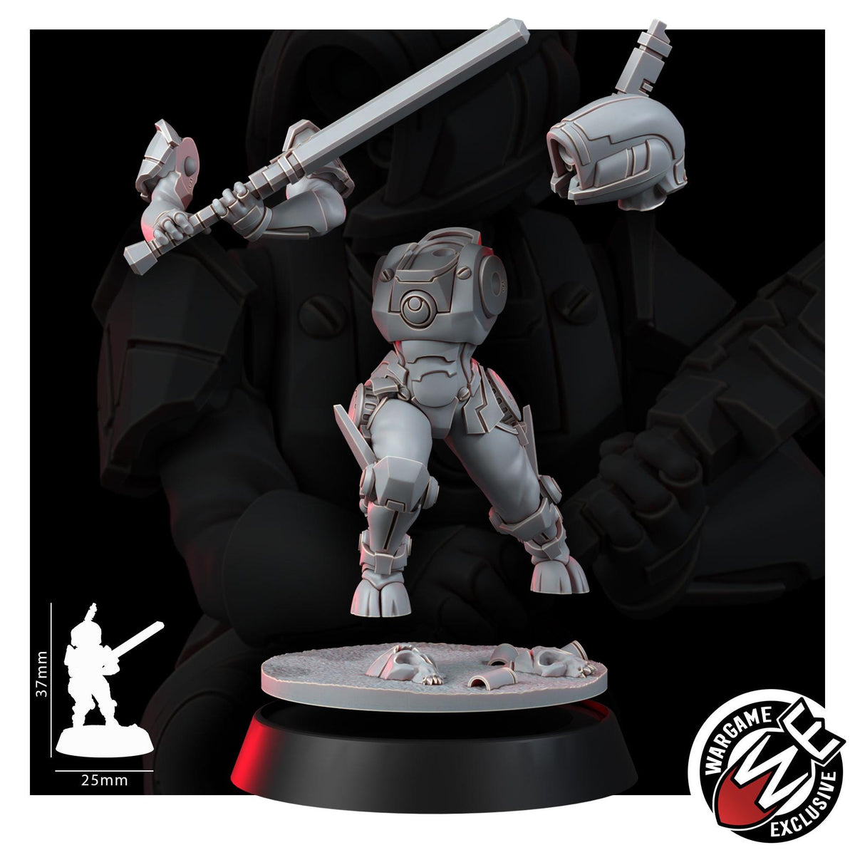 Greater Good Bladerunners – T'au Empire Proxy, Wargame Exclusive – 3D printed 16K resin miniature – photo 3 of 14