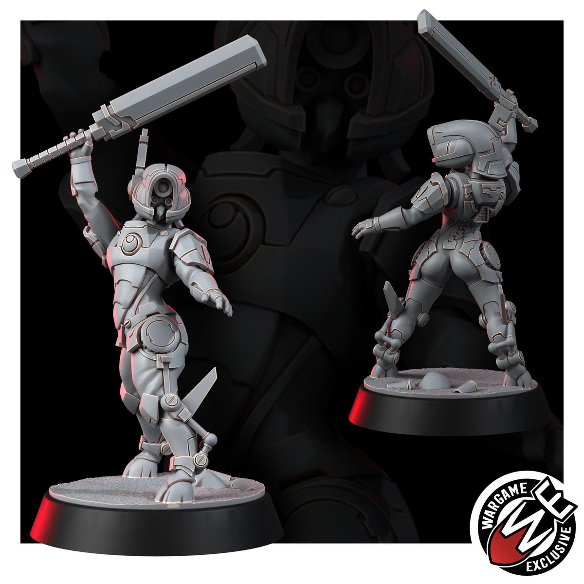 Greater Good Bladerunners – T'au Empire Proxy, Wargame Exclusive – 3D printed 16K resin miniature – photo 7 of 14