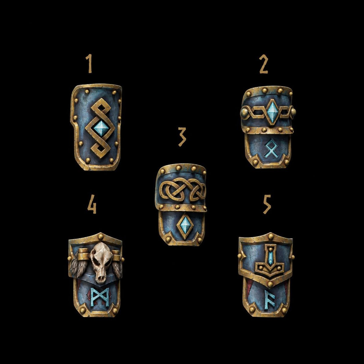 Primal Hounds Decorations – Space Wolves Compatible Bits, GreyTide Studio – 3D printed 16K resin bits – photo 10 of 11